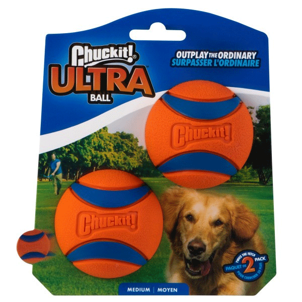Chuckit! Ultra Squeaker Ball Pack of 2