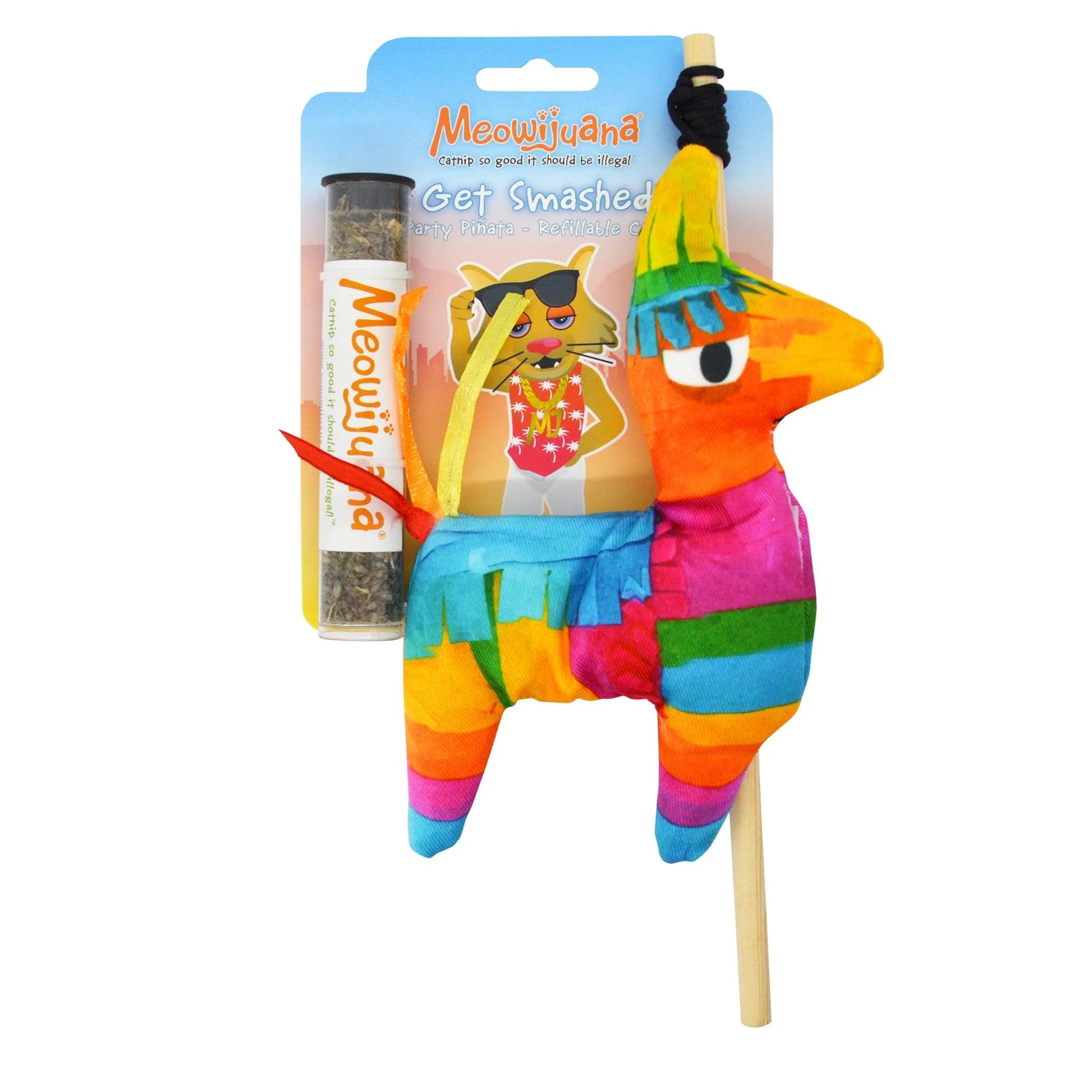 Meowijuana Get Smashed Party Pinata Catnip Toy