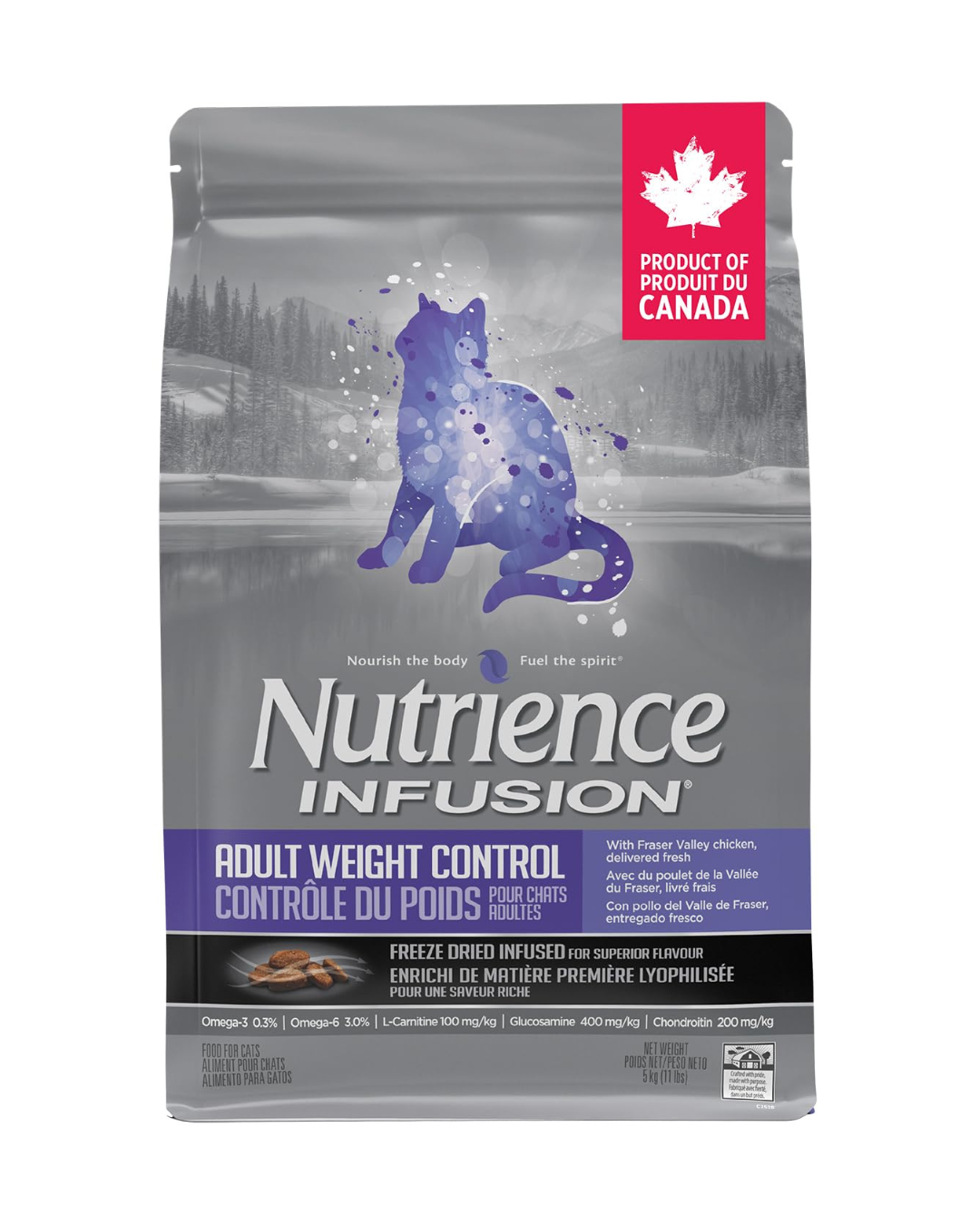 Nutrience® Infusion Weight Control Adult Cat Food - Chicken (3lbs)